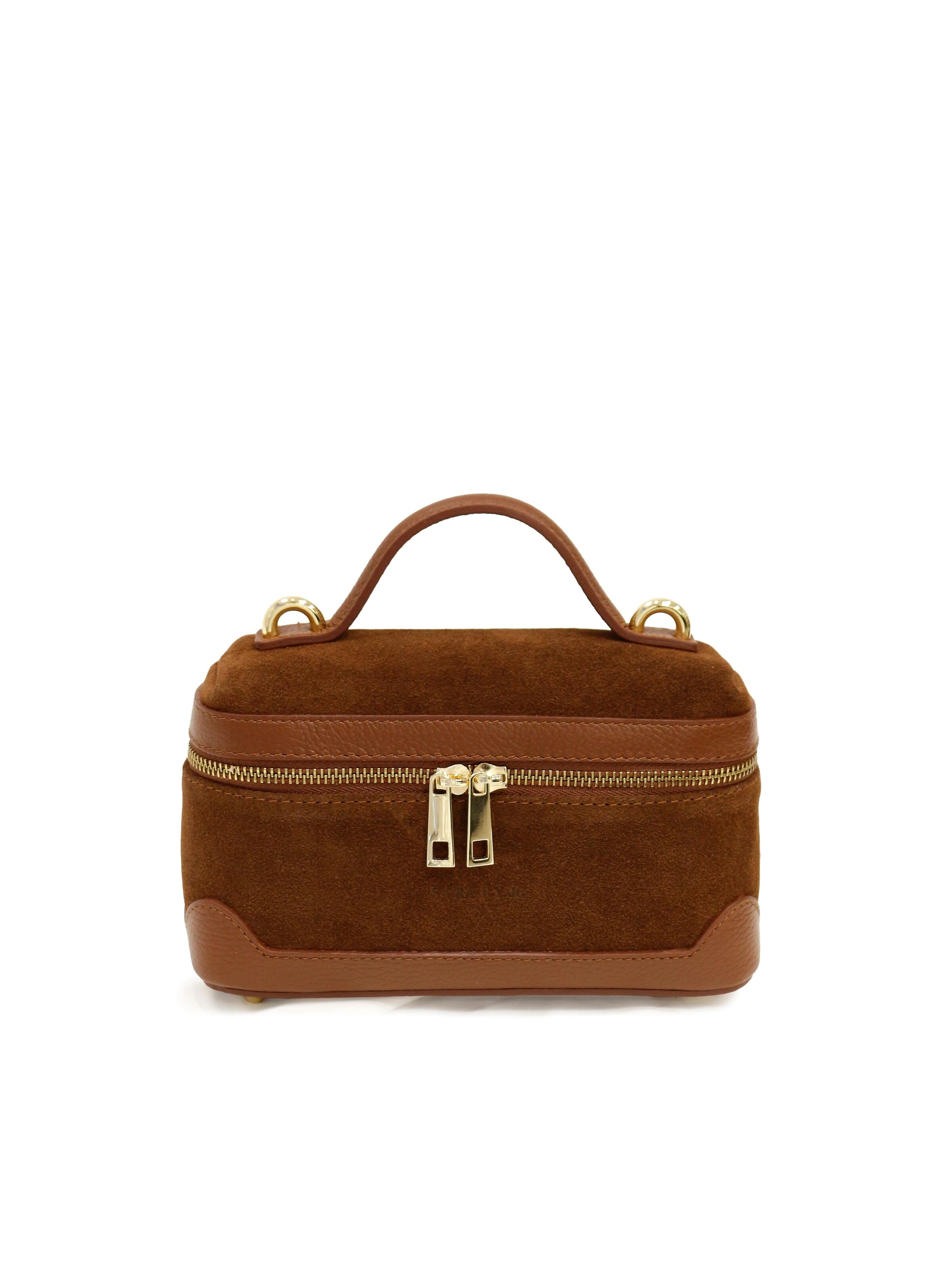 SARA BY JG Crossbody Bag 'La Sfacciata - Made in Italy' in Brown: front