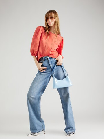 OBJECT Blus 'LILLI' i orange