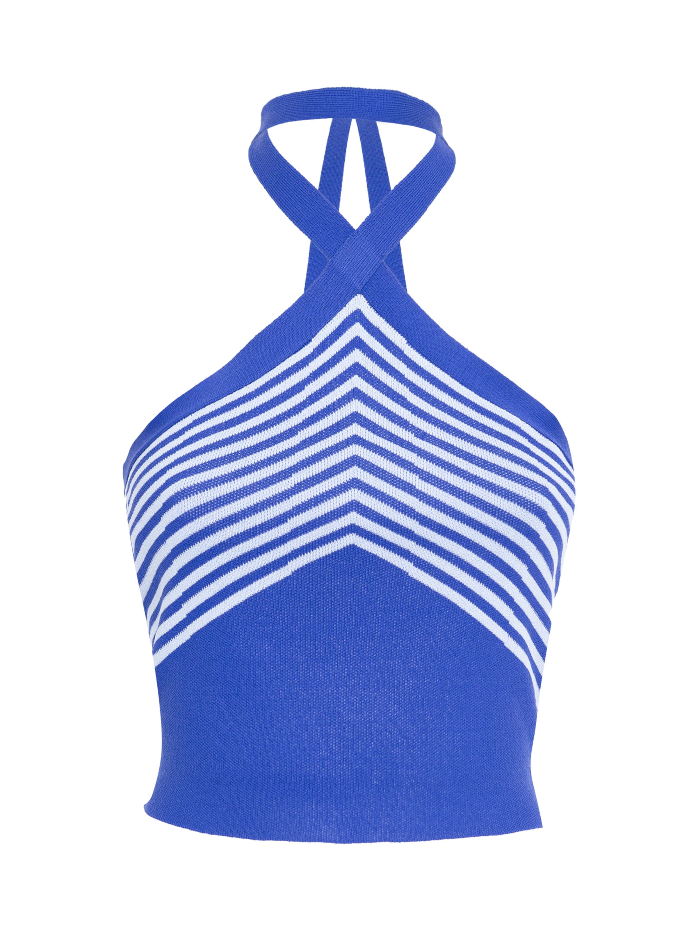 mėlyna Influencer Palaidinė be rankovių: priekis