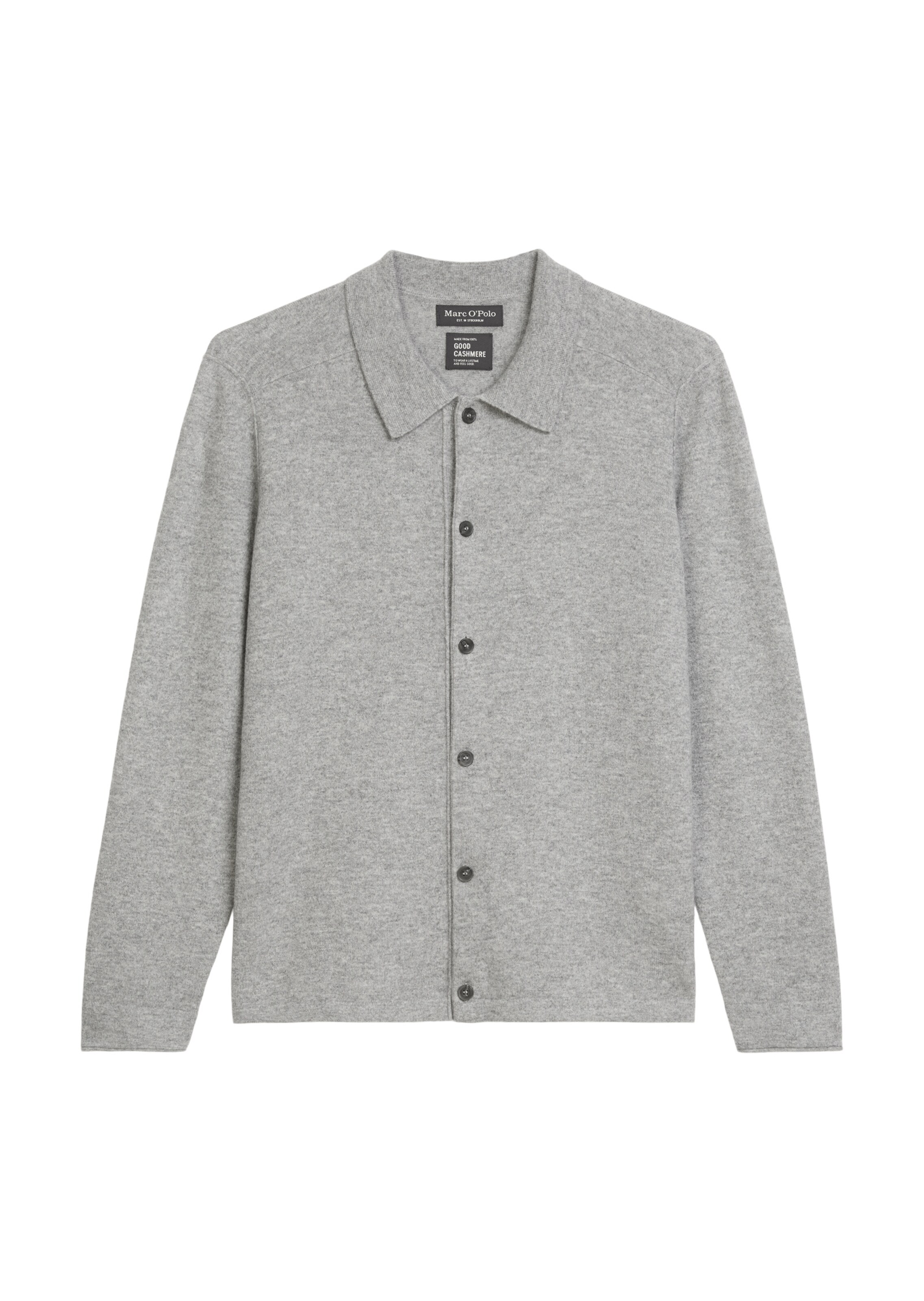 Marc O'Polo Strickjacke in Grau: Vorderseite