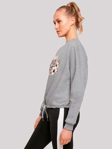 F4NT4STIC Sweatshirt 'Blumenstrauß Boho' in Grey