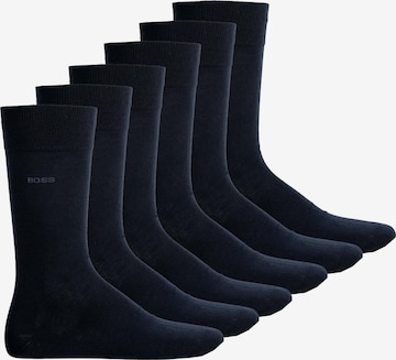 Chaussettes BOSS en bleu : devant
