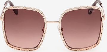 Occhiali da sole di GUESS in oro: frontale