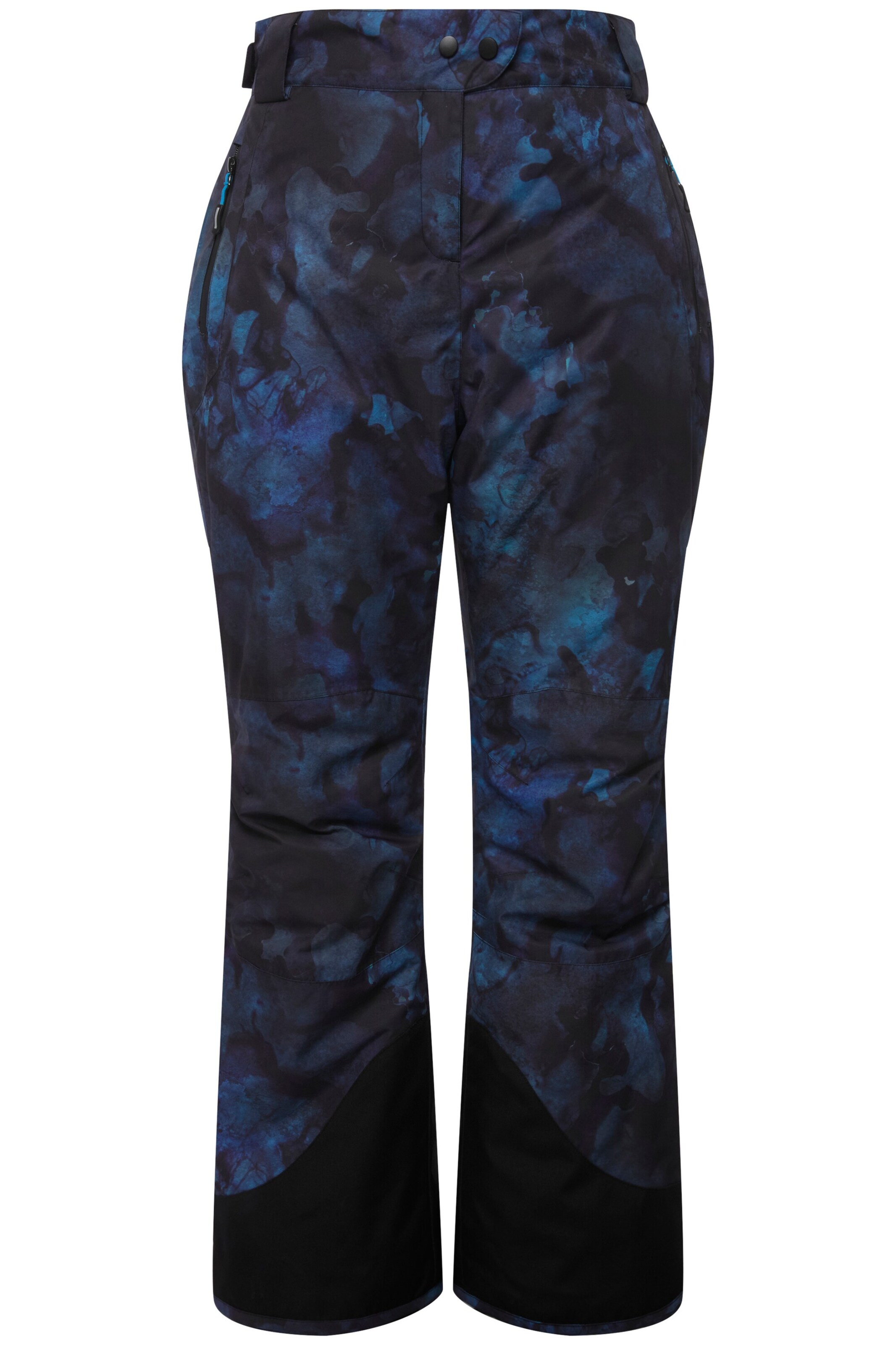 Ulla Popken Regular Funktionshose in Blau: Vorderseite