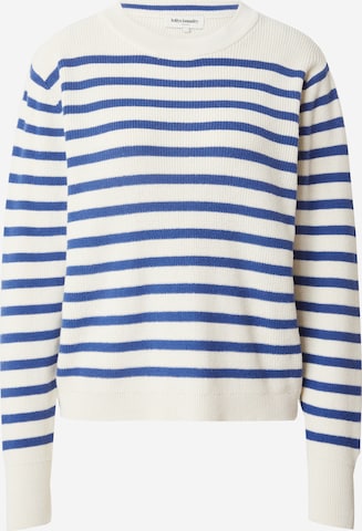 Lollys Laundry Sweater 'Swan' in Blue: front