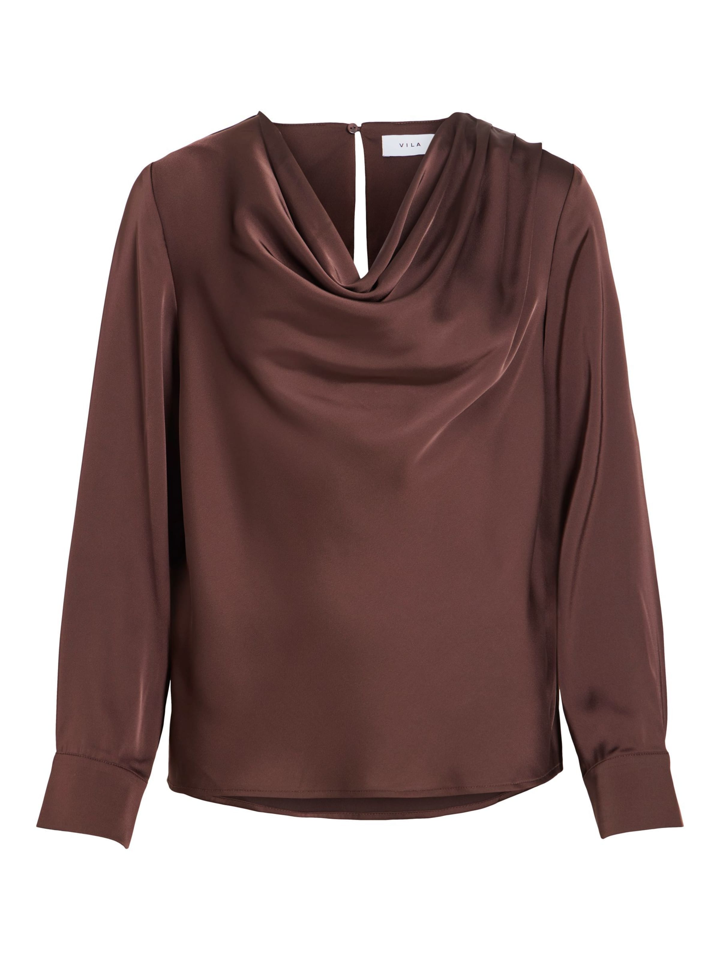 VILA - Camiseta 'FREJA' en marrón: frente