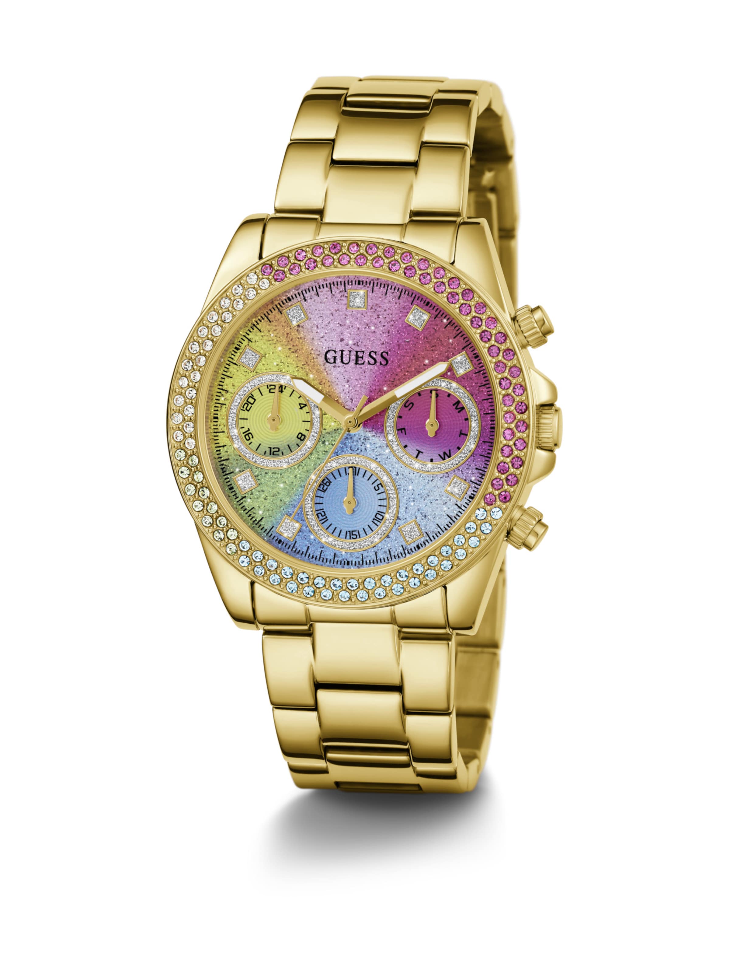 GUESS Analog Watch 'Sol' in Gold