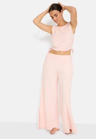 Wide leg Pantaloni di LSCN by LASCANA in rosa