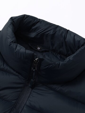 ALLTHEMEN Winter Jacket 'Stichwerk' in Blue