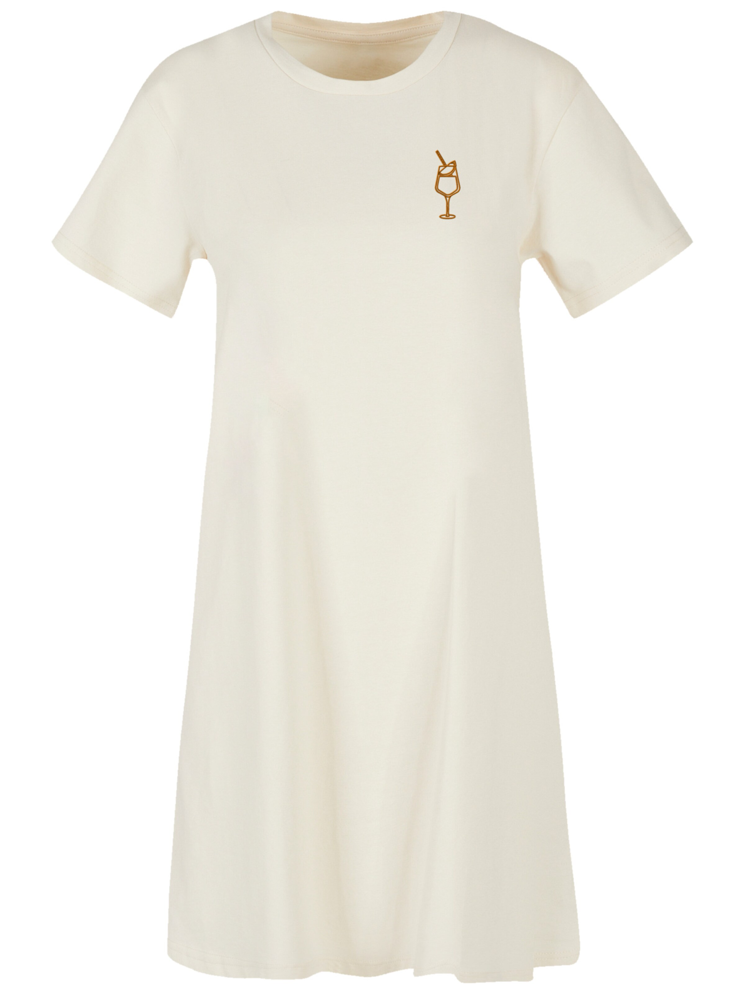 F4NT4STIC Kleid 'Orange Spritz' in Beige: Vorderseite