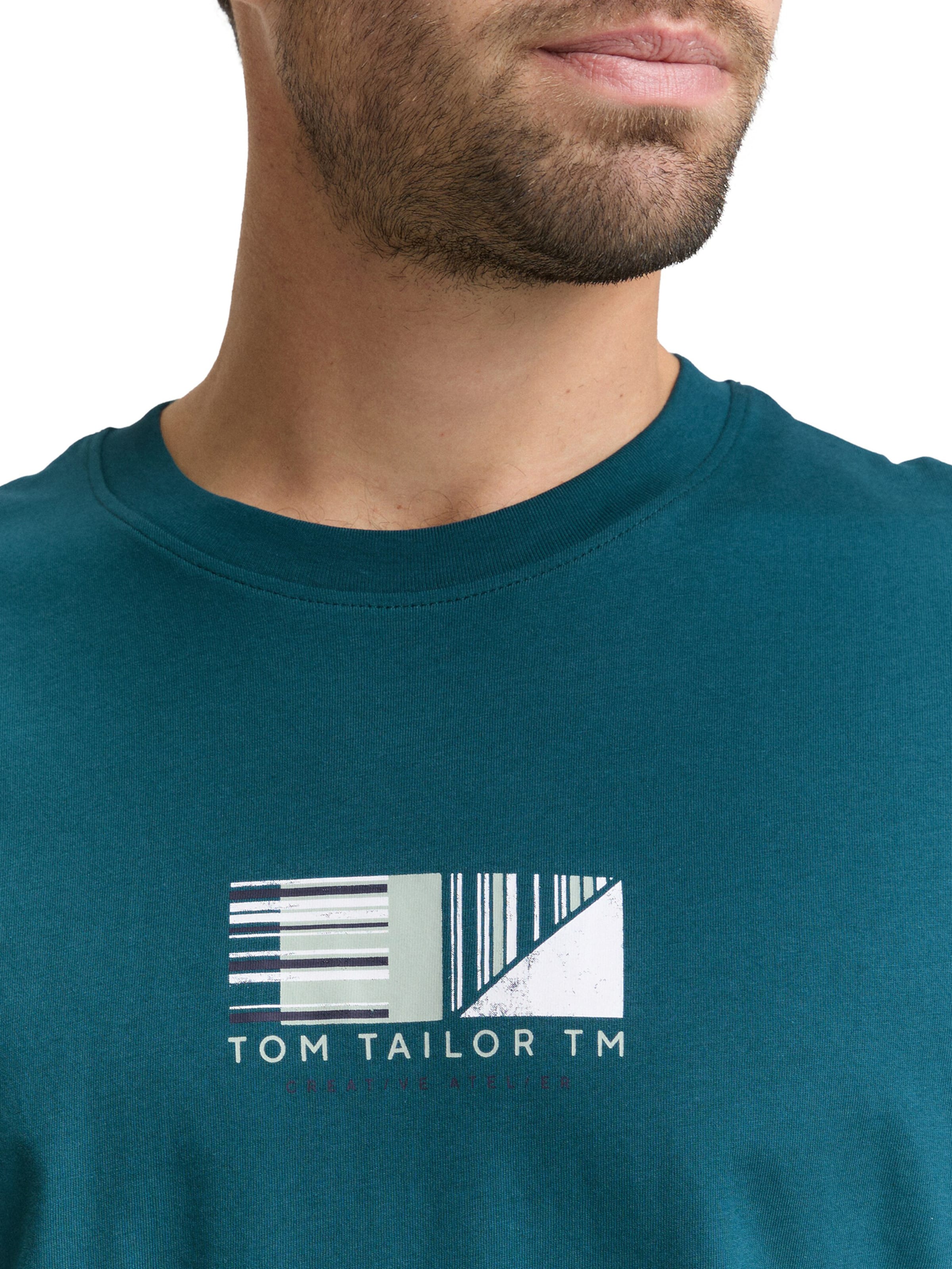 TOM TAILOR - Camiseta en verde