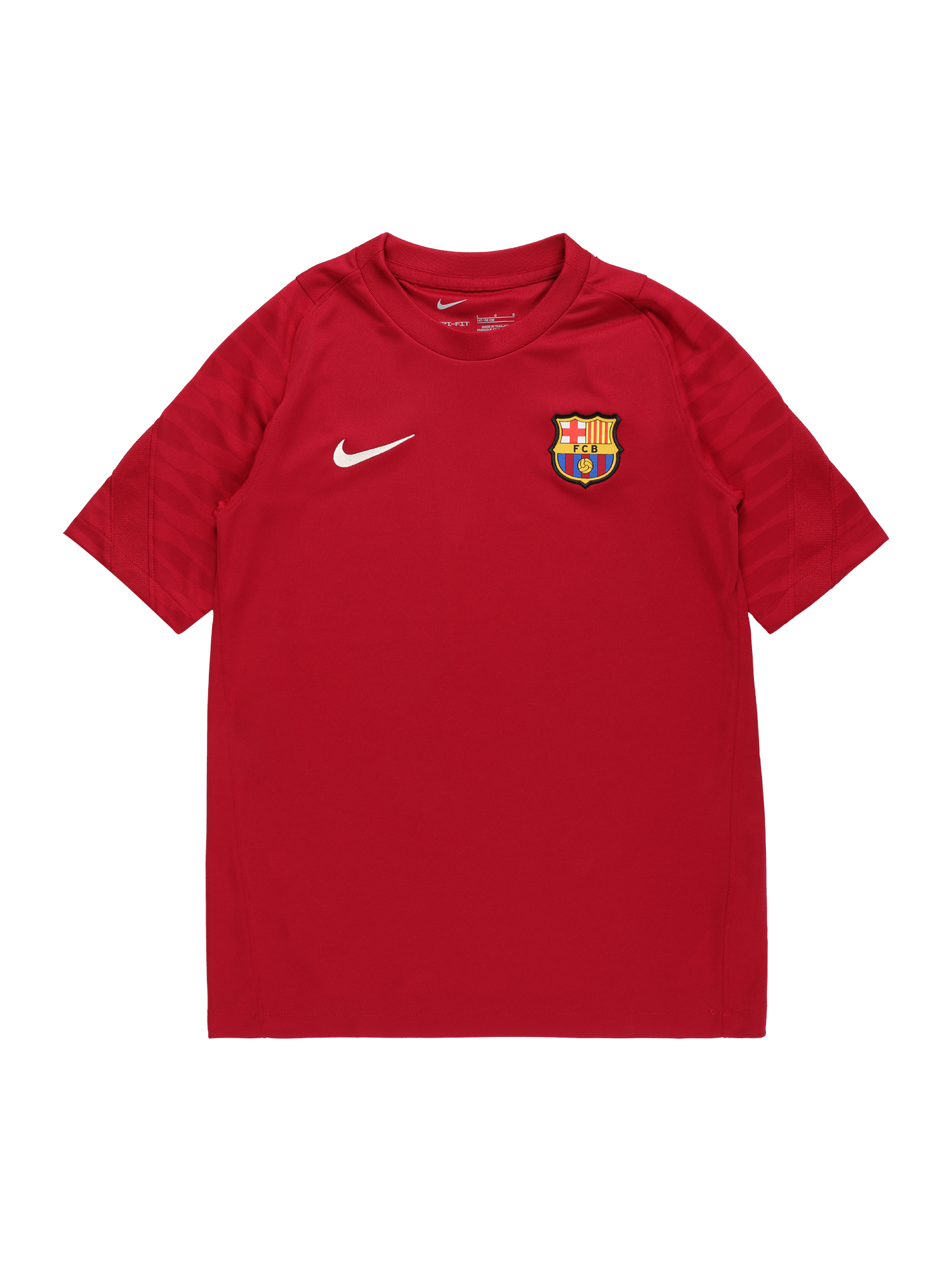 ORWyS Dziewczynki NIKE Koszulka funkcyjna FC Barcelona w kolorze Karminowo-Czerwonym 