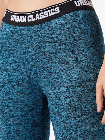 Urban Classics Skinny Leggings in Blau