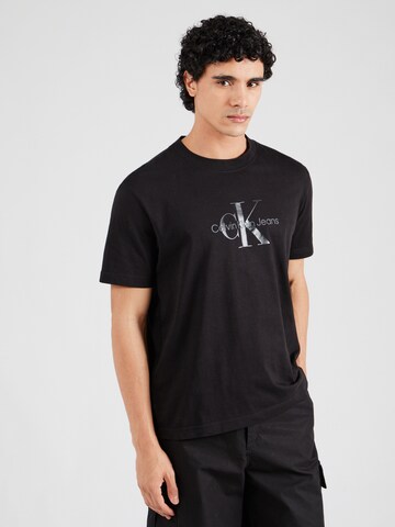 Calvin Klein Jeans Μπλουζάκι σε μαύρο: μπροστά