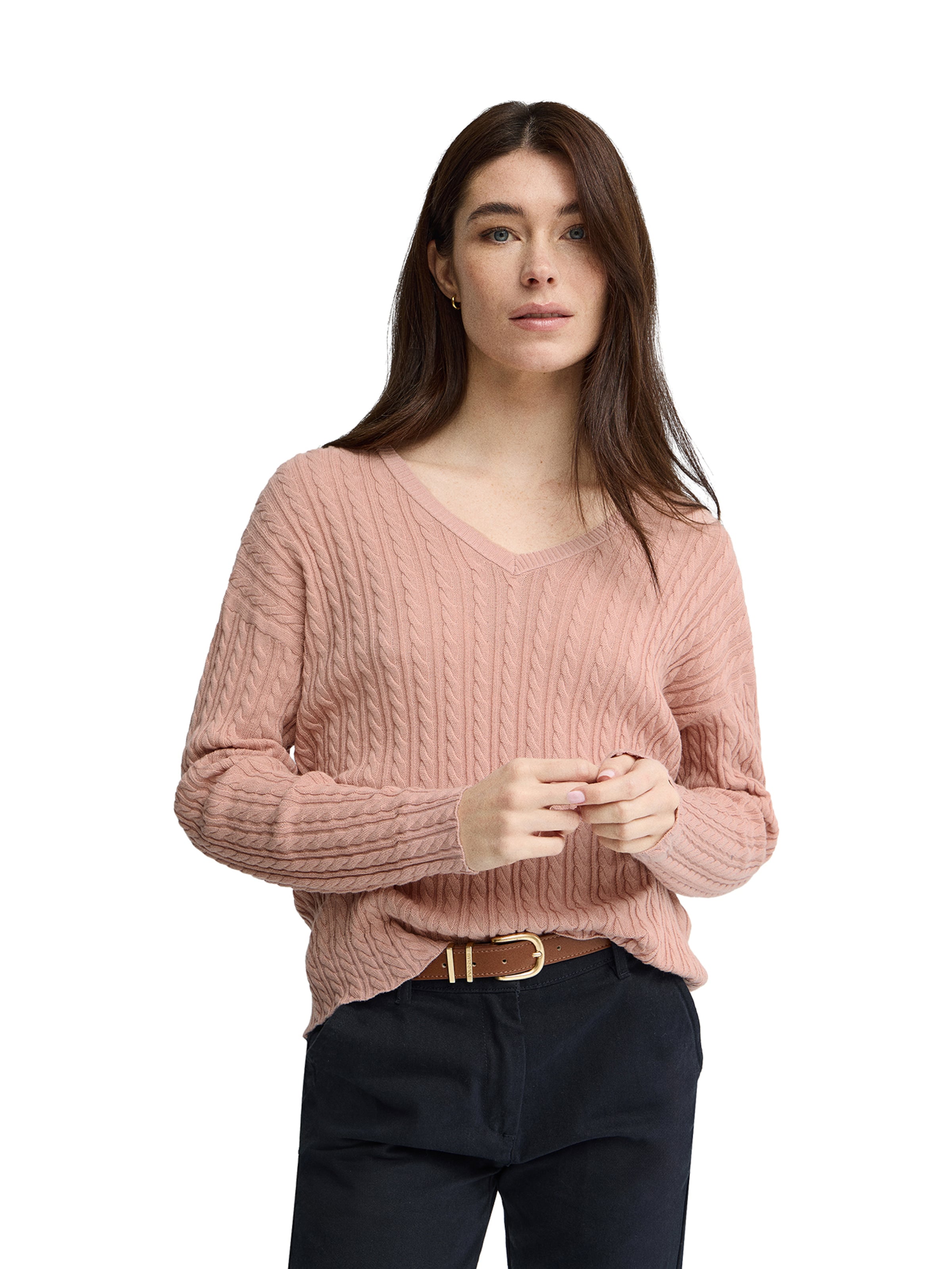Polo Club Pullover 'Azucena' in Pink: Vorderseite