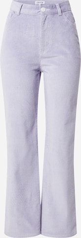 EDITED Wide leg Broek 'Arden' in Lila: voorkant