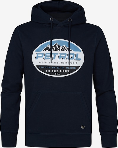 Petrol Industries Collegepaita 'Taku' värissä sininen / vaaleansininen / valkoinen, Tuotenäkymä