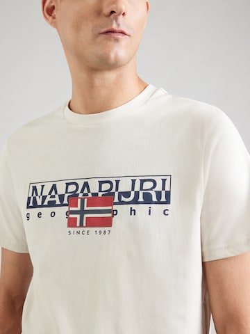 NAPAPIJRI Tričko 'S-AYLMER' - Béžová