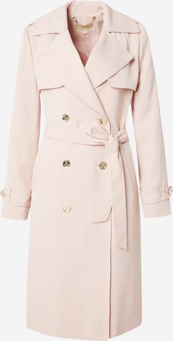 MICHAEL Michael Kors Ανοιξιάτικο και φθινοπωρινό παλτό σε ροζ: μπροστά