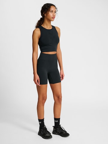 Hummel Bustier Sporttop 'Hiit' in Schwarz