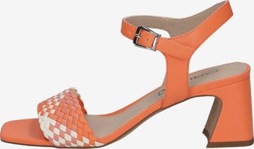 CAPRICE Sandale in Orange