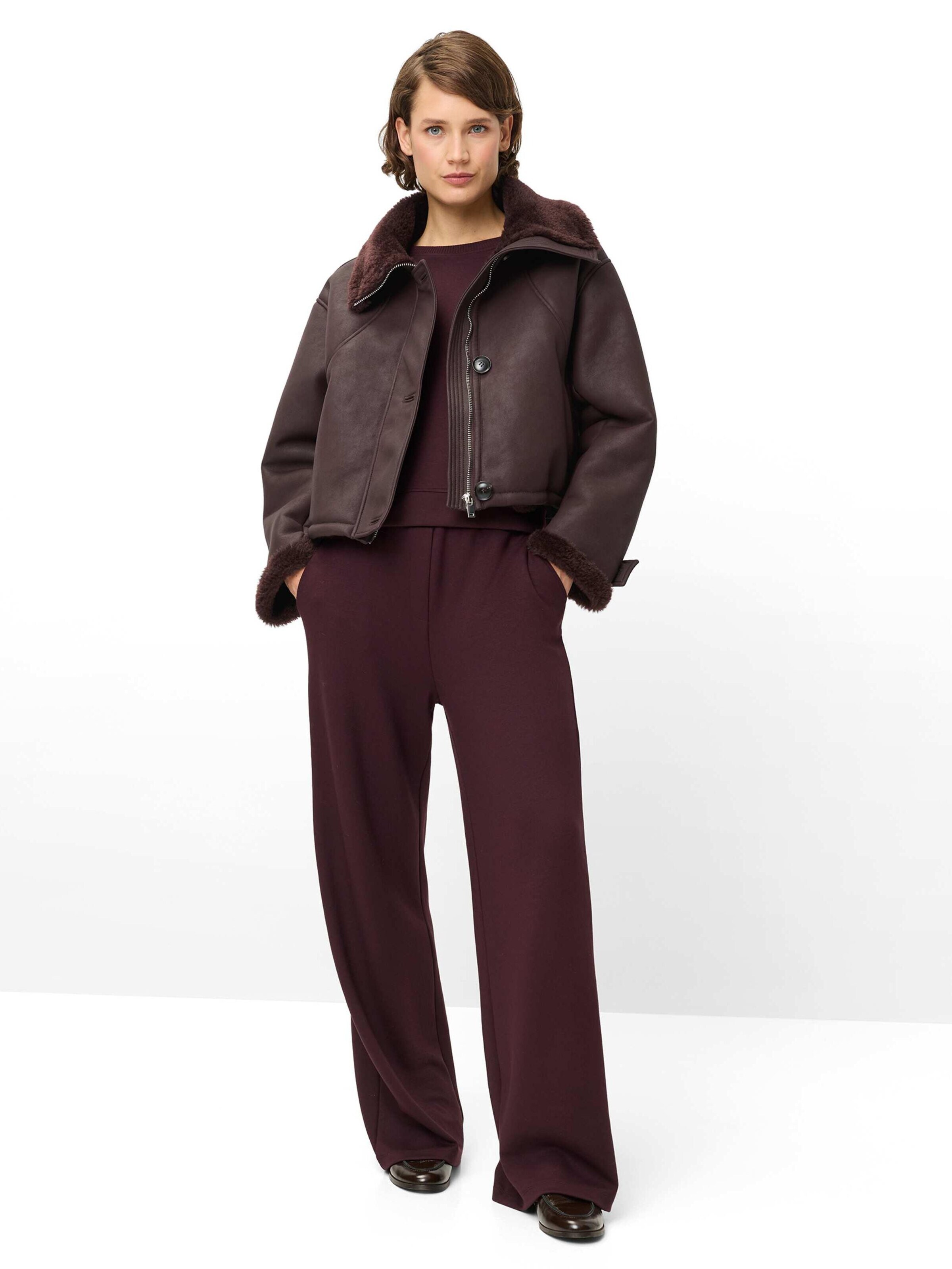 Fuchs Schmitt Winter jacket 'Fliegerblouson Oakland' in Red