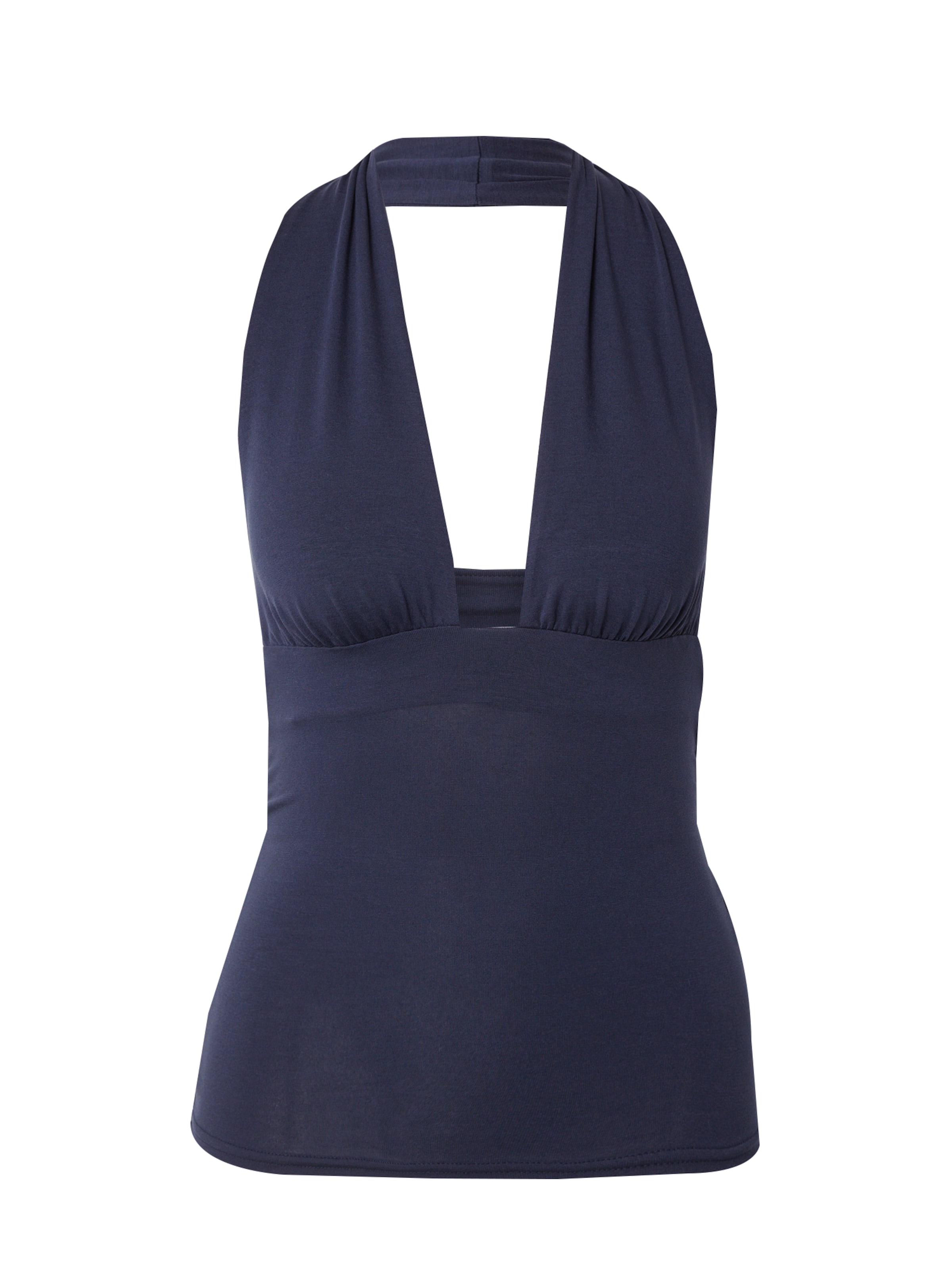 WEEKDAY Top 'Aline' - Modrá: predná strana