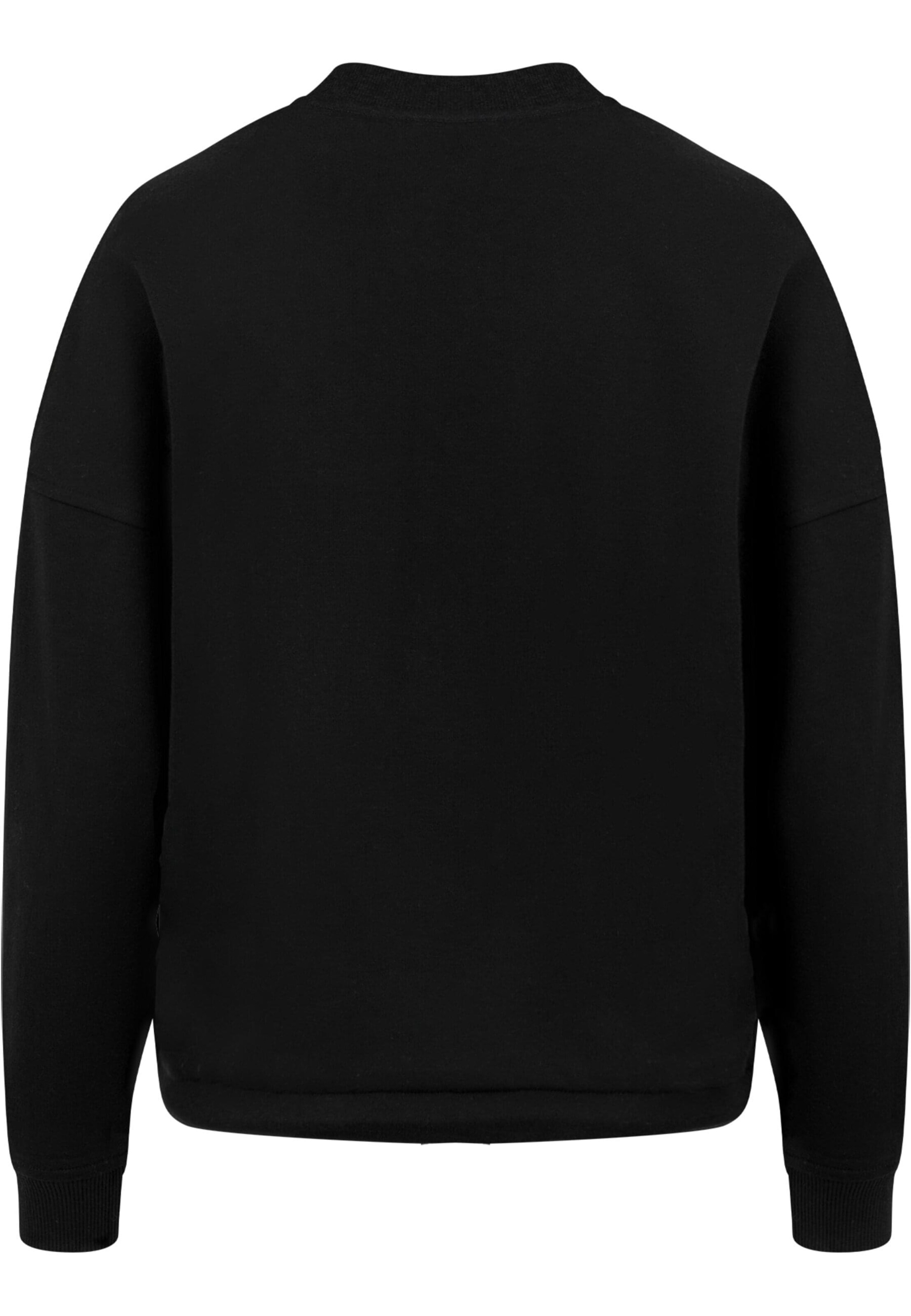 Merchcode Sweatshirt 'Spring-Vibes' in Schwarz