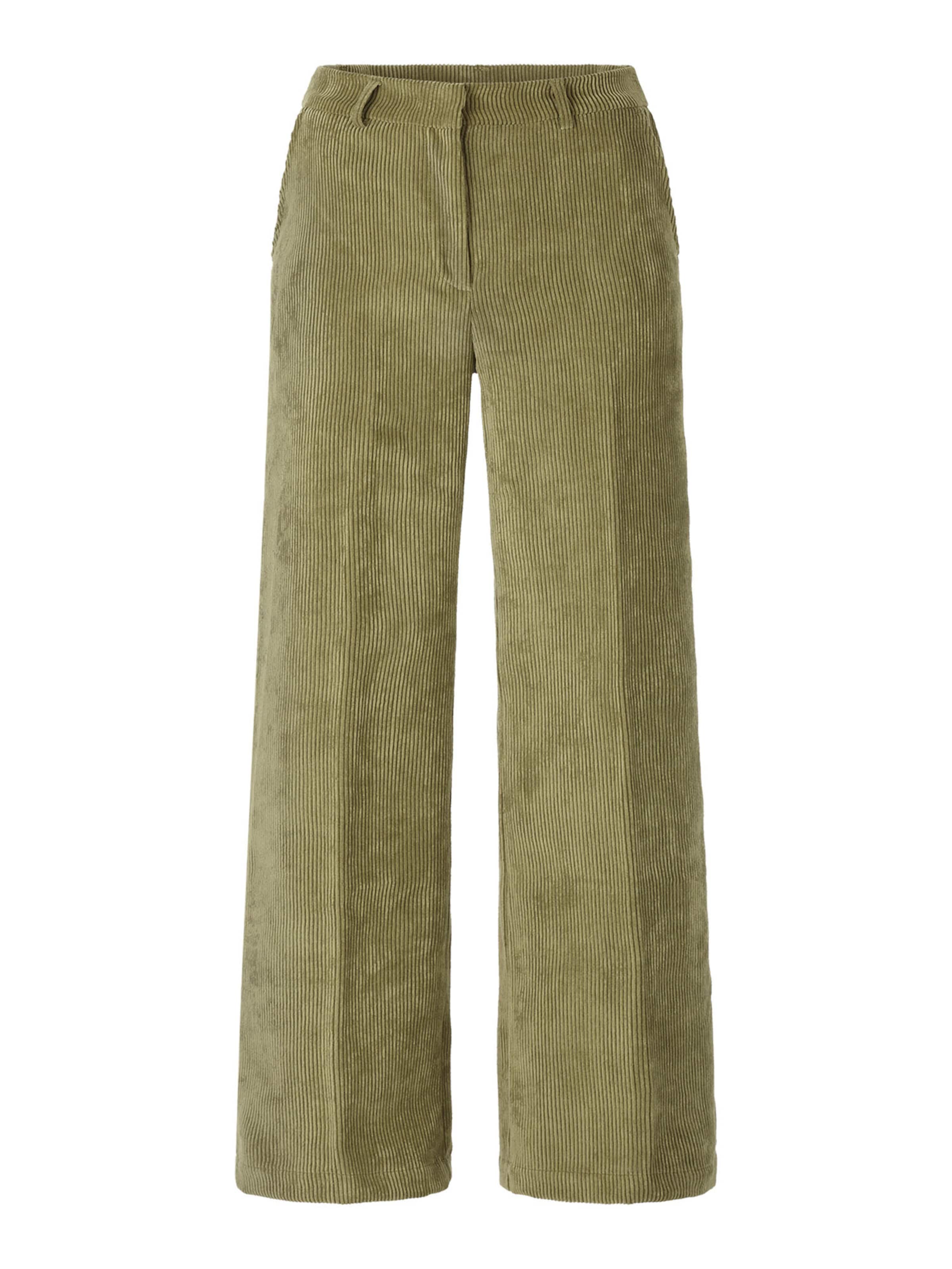 Rich & Royal - Pierna ancha Pantalón en verde: frente