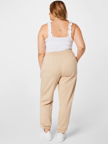 Missguided Plus Tapered Hose in Beige