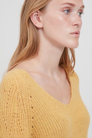 b.young Sweater 'BYOMIKKA JUMPER' in Yellow