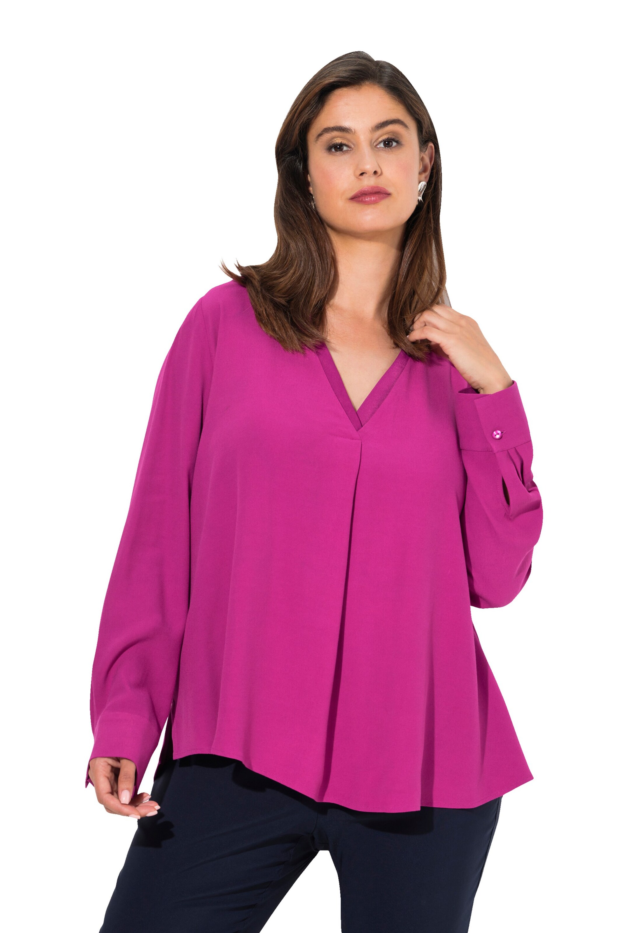 Ulla Popken Tunika in Pink: Vorderseite