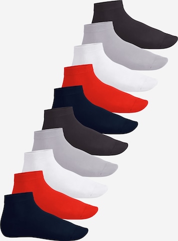 footstar Socken 'EVERYDAY!' in Rot: Vorderseite