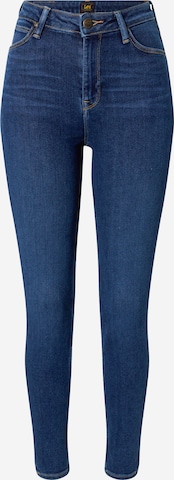 Skinny Jean 'Ivy' Lee en bleu : devant