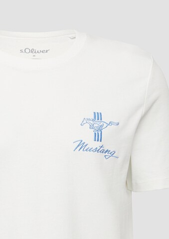 s.Oliver T-Shirt in Weiß