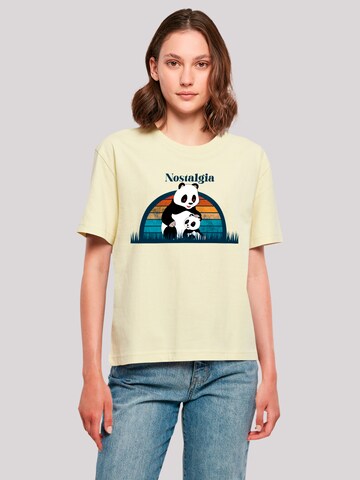 F4NT4STIC Shirt 'Tao Tao Nostalgia Heroes of Childhood' in Yellow: front