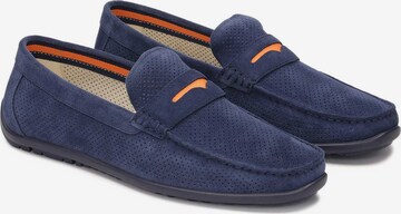 Mocassin Kazar en bleu