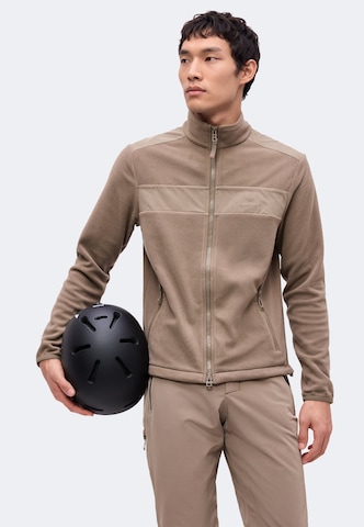 Bogner Fire + Ice Funktionele fleece-jas 'JOSH4' in Bruin: voorkant