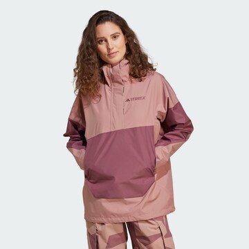 ADIDAS TERREX Outdoor jacket 'Xploric' in Pink: front