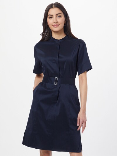 BOSS Casual Shirt Dress 'Dashila' in Dark blue, View model