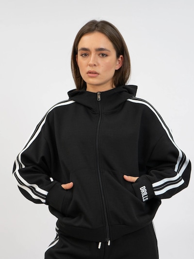 DRILLS Apparel Veste de sport 'RECREATION' en XS en noir, Vue avec produit
