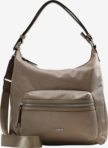 L.CREDI Handbag 'HOLLY' in Grey: front