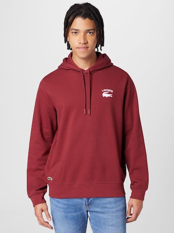 LACOSTE - Sweatshirt em vermelho: frente