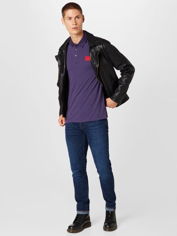 T-Shirt 'Dereso' HUGO Red en violet