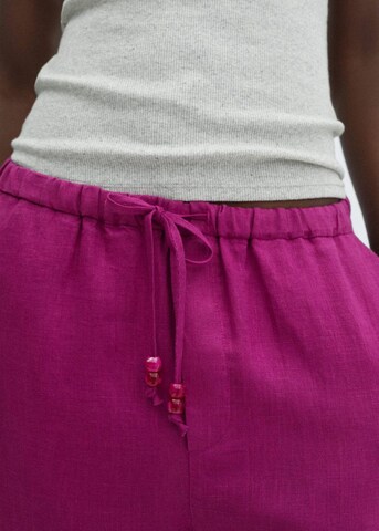 MANGO Loosefit Hose in Pink