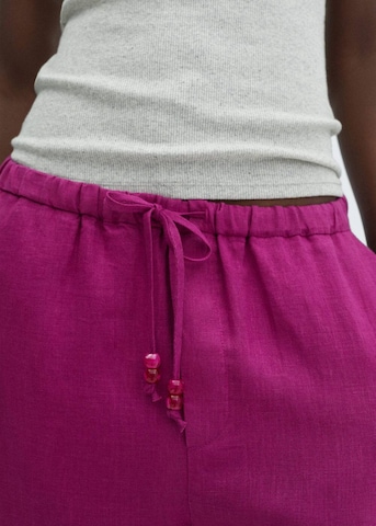 MANGO Широка кройка Панталон в розово