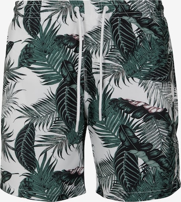 Shorts de bain Urban Classics en vert : devant