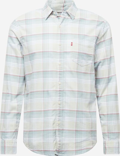 Cămașă 'Sunset' LEVI'S pe albastru pastel / verde stuf / roșu pastel / alb, Vizualizare produs