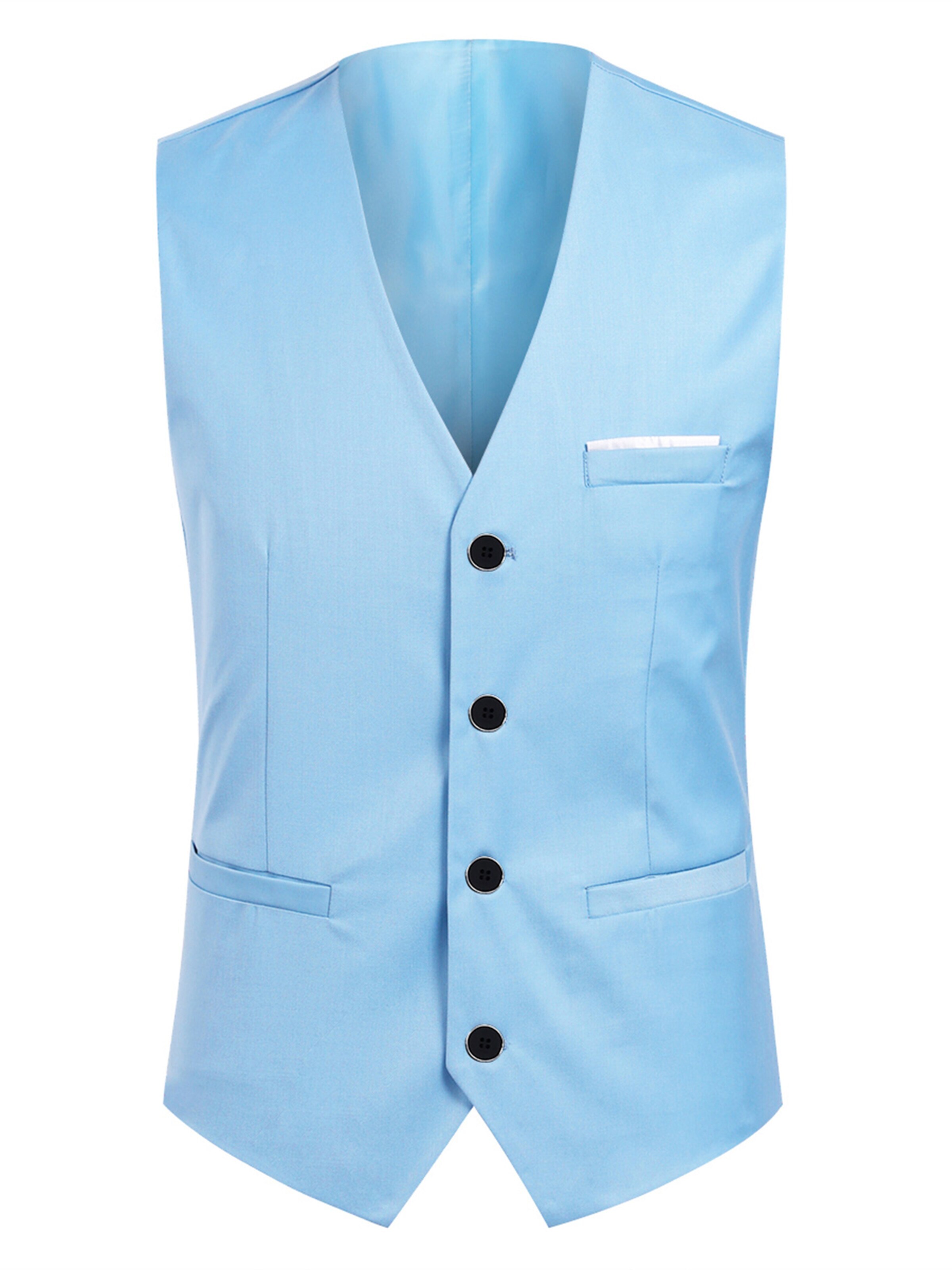 YOUTHUP Slim fit Suit 'Drittel' in Blue