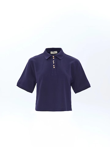 NOWIHT Shirt 'Emma'‌‌‌‌‌‌‌‌‌ in Blau: Vorderseite